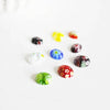 EP Cabochon dôme marquise millefiori ovales tailles variées,cabochons verre, verre millefiori,fait main, x 20-50 ou 100 pièces-G131