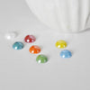 EP Cabochon dôme rond verre irisé,fournitures créatives, cabochon rond, cabochon céramique fait main, 9mm, x 10- 20 ou 50 pièces-G120