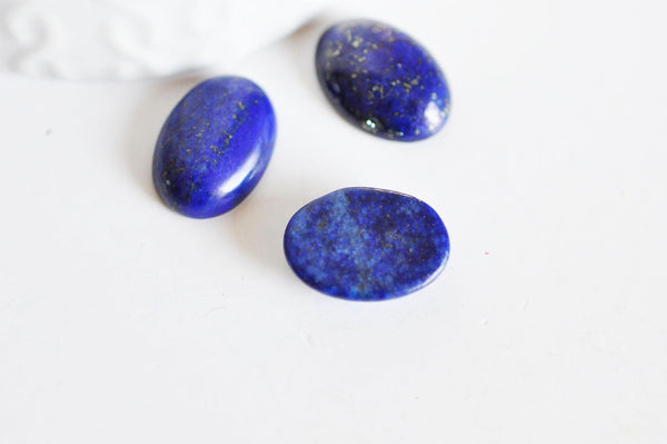 EP-Cabochon ovale Lapis Lazulis, cabochon ovale,lapis Lazulis,lapis pierre naturelle,18x13mm, x1 G0378