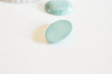 EP Cabochon turquoise verte naturelle 25x18mm, x1 (G2591)