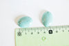 EP Cabochon turquoise verte naturelle 25x18mm, x1 (G2591)