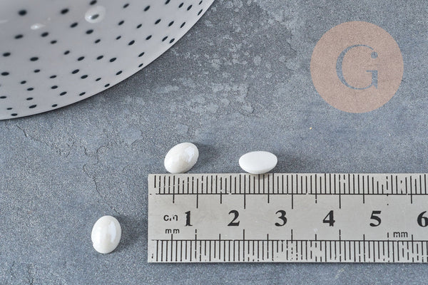 EP Cabochon verre oeil de chat ronddiamètre 5 à 10mm, les 20-