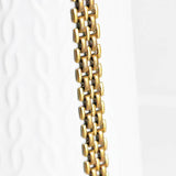 Chaine bracelet montre laiton brut, chaine bijou, création bijoux,chaine fantaisie,sans nickel, chaine large,10mm, 50 centimetres,-G1192