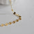 EP Chaine dorée 16 carats pastilles, fournitures créatives, chaine doree,chaine plaquée or, création bijoux, 1 metre,4mm