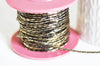 EP-Chaine serpent vieil or laiton brut 1.7mm, 1 metre G5357