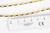 EP Collier acier doré 18k maille rectangle,chaine qualite,création bijoux,chaine complète,acier inoxydable,4x2mm,chaine complète-G1757