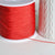 EP Cordon polyester rouge 0.7mm, 5 ou 10 mètres,G3218