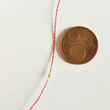 EP Cordon rose foncé or, fabrication bijoux,création bijoux,ruban mariage,fourniture créative, scrapbooking, 1.5mm, longueur 1 mètre-G1170