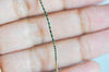 EP Cordon vert foncé or, fabrication bijoux,création bijoux,ruban mariage,fourniture créative, scrapbooking, 1.5mm, longueur 1 mètre-G1169