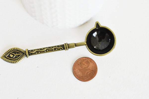 EP Cuillère à cire pour cire à cacheter, une fourniture pour création de sceaux personnalisés et invitations de mariage DIY, x1