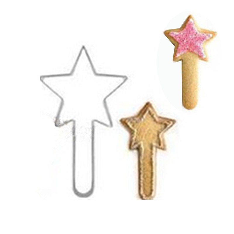 EP Emporte-pièce baguette magique, Moule patisserie, emporte-pièce en acier inoxydable pour gateau et loisirs créatifs,7.4cm, x1 G4997