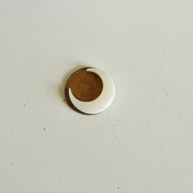 EP-Lune nacre blanche naturelle 18x20mm, x1 (G0967)