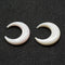 EP-Lune nacre blanche naturelle 18x20mm, x1 (G0967)