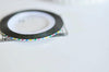 EP Masking tape ongles rayé multicolore,outil manucure,masking tape,adhésif papier, scrapbooking,nail art, décoration,1mm x 20mètres,G2533