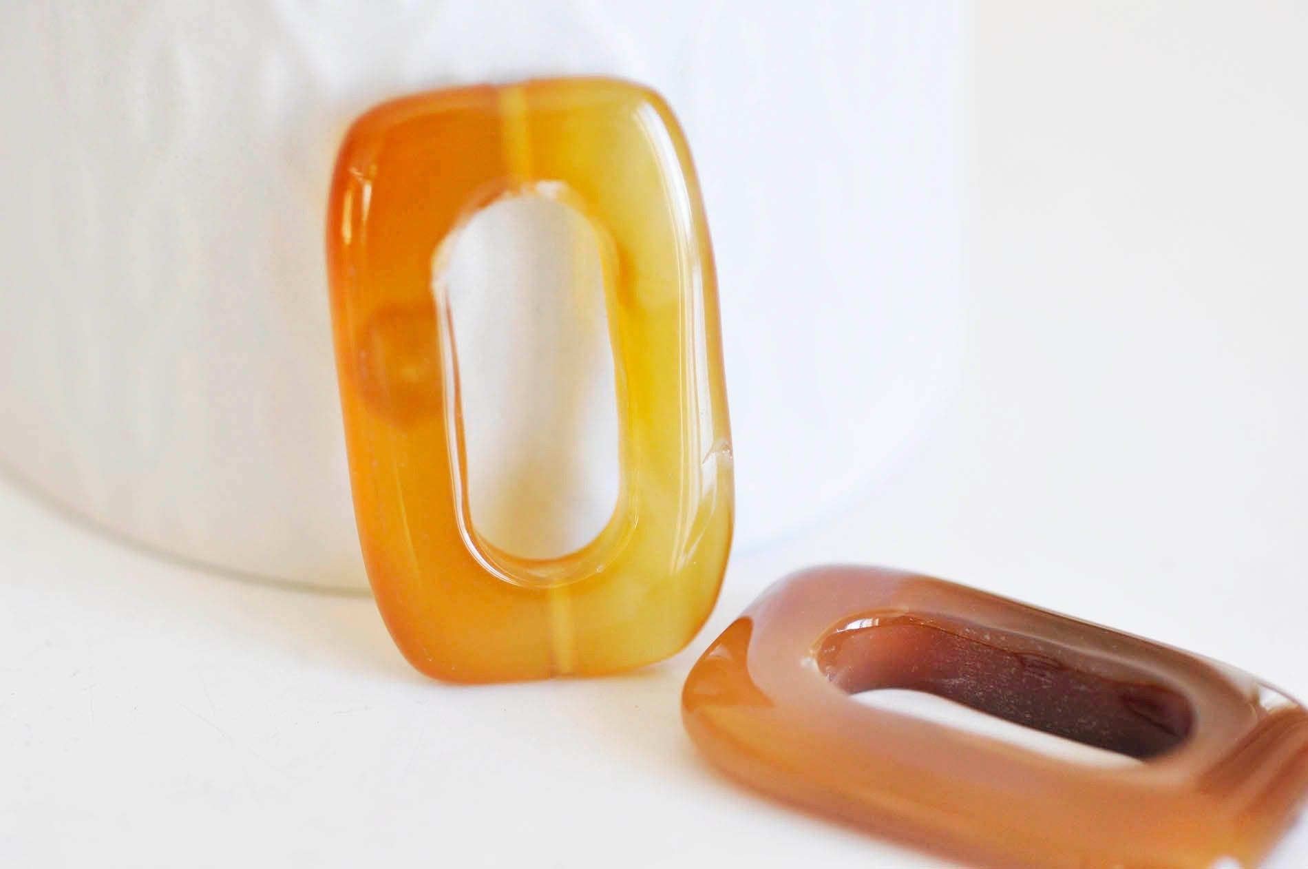 EP NE PAS RENOUVELER Pendentif rectangle agate, pendentif pierre agate naturelle, 40mm, x1 G0715
