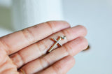 EP Pendentif Croix argent massif,pendentif religieux,c,création collierroix communion,argent 925, création bijoux,25mm-G1328