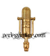 EP Pendentif Micro en laiton brut doré