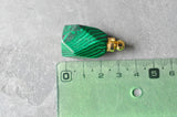 EP -Pendentif bouteille parfum pierre, pendentif pierre naturelle,33mm, x1 G3929