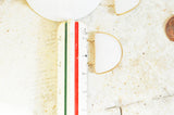 EP Pendentif demi-lune jade blanc,creation bijou,Pendentif bijoux, pendentif pierre, pierre naturelle,jade naturel,création bijoux, 32mm-G2131
