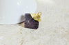 EP Pendentif fluorite,fluorite naturel, pierre brute, création bijoux, pendentif doré, creation bijoux, pierre naturelle, x1,G1516