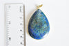 EP Pendentif goutte Lapis Lazulis naturelle, 48-57mm, x1 -G0108