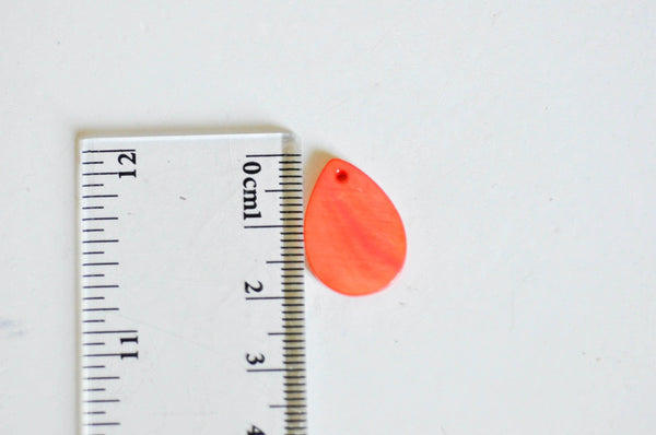 EP Pendentif goutte nacre rose naturelle 20mm,x 10-G1072