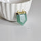 EP Pendentif hexagonal aventurine verte,fournitures créatives, aventurine naturelle,pendentif pierre, support doré, pierre naturelle, 33mm