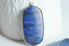EP Pendentif ovale lapis lazulis,Pendentif pour bijoux, pendentif pierre, pierre naturelle, pendentif bleu,lapis lazulis naturel,49mm - G365