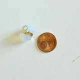 EP Pendentif pointe opalite,fourniture créative,pendentif bijoux, pendentif pierre,opalite, pendentif opale,22mm-G93