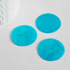 EP-Pendentif rond nacre turquoise, pendentif coquillage, coquillage bleu,création bijoux, 30mm, x1-G0720