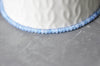 EP Perle abacus jade bleu clair, jade naturel,perle facette,4x2mm,fil de 36 cm G3909