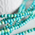 EP Perle jade océan naturel bleue 4mm, x1 fil (G1644)
