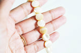 EP Perle nacre blanche naturelle ovale carrée disque tube,perle nacre naturelle,coquillage blanc,création bijoux,14mm,x 5,G1629