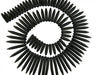 EP Perle pointe howlite noire naturelle, x 10-9 (G1666)