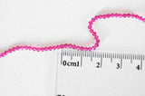 EP Perle rubis 2mm,rubis synthétique, perle pierre,bijou pierre,pierre précieuse,perles bijoux,2mm,fil 160 perles G77-