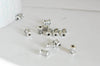 EP Perle tube intercalaire argent gravé, fournitures créatives, perles argent, création bijoux,rondelles, perles intercalaires,x 10, 7mm