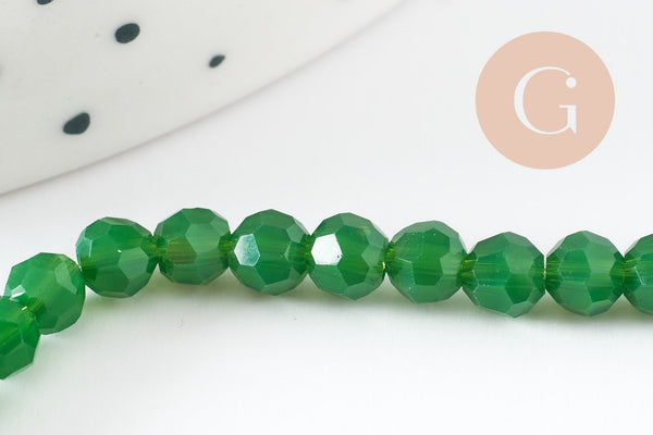 EP-Perles abacus cristal vert 4-5mm, x 1 fil de 36cm (G6365)
