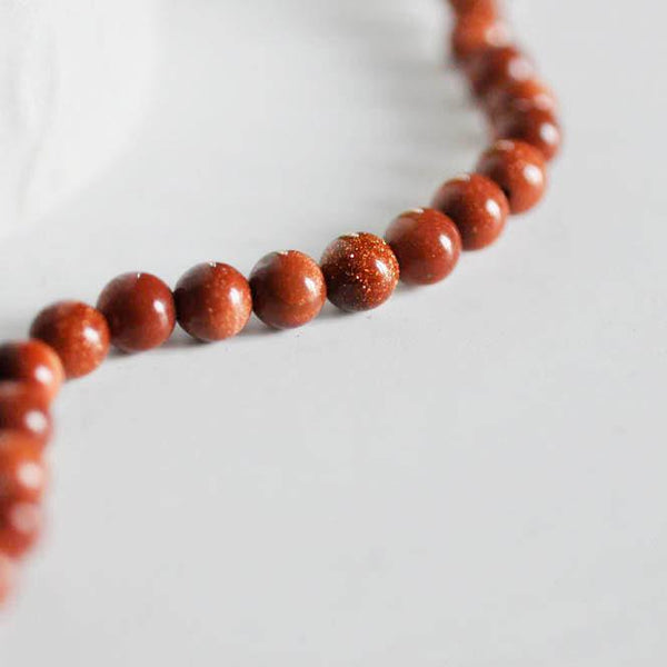 EP Perles goldstone marron, fourniture créative, perles rondes,goldstone marron, pierre synthèse,pailettes,perles pierre, 6mm,x 10 G3892