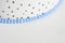 EP Perles toupies cristal bleu lavande, x1 fil de 135, 3x2mm G3607