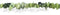 EP Perles turquoise vert 30cm