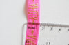 EP Ruban élastique rose or ALOHA EFJF, fabrication bijoux,bracelet EVJF,ruban mariage,scrapbooking,16mm, longueur 1 mètre-G874