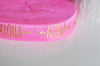 EP Ruban élastique rose or ALOHA EFJF, fabrication bijoux,bracelet EVJF,ruban mariage,scrapbooking,16mm, longueur 1 mètre-G874