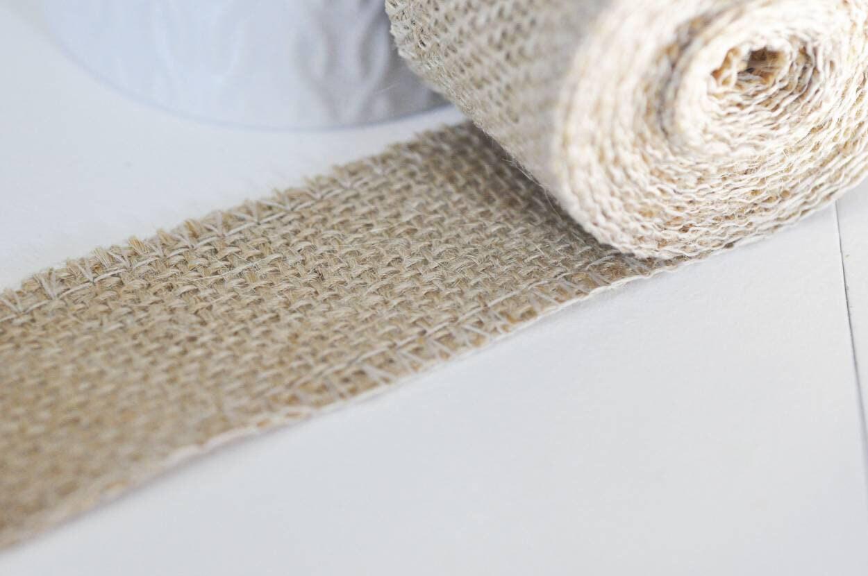 EP Ruban jute 4cm de large, x1 mètre, G5929