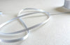 EP Ruban satin gris argenté 3mm, x 1 mètre-G1921