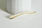 EP Support de barrette imitation perle eau douce fer doré 85mm, x1 (G2103)
