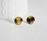 EP-Supports boucles puce rond doré 14k 12mm, x2 (G5926)