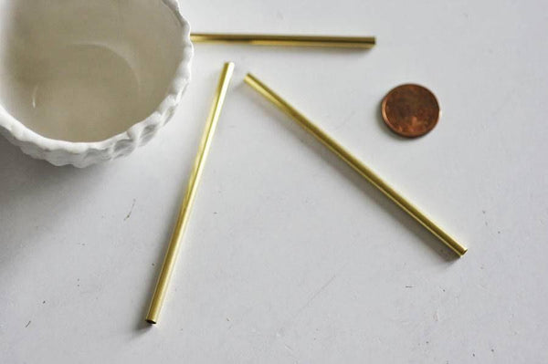 EP Tube grand laiton brut 100mm, x1 (G0658)