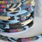 EP cordon etnique multicolore,cordon pour bijoux d'inspiration africaine, scrapbooking,corde décoration, 7mm, 1 mètre,G3214