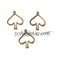EP pendentif pique en laiton