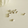 EP rondelles facettées argent vieilli, fournitures créatives, perles dorées, création bijoux, perles intercalaires,x 20, 6mm